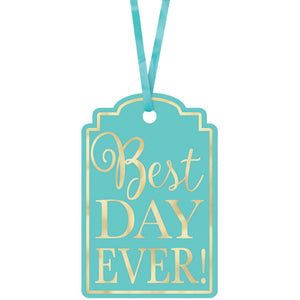 Best Day Ever Printed Tags - Robins-egg Blue Pack of 25