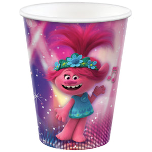 Trolls 2 266ml Paper Cups Pack of 8