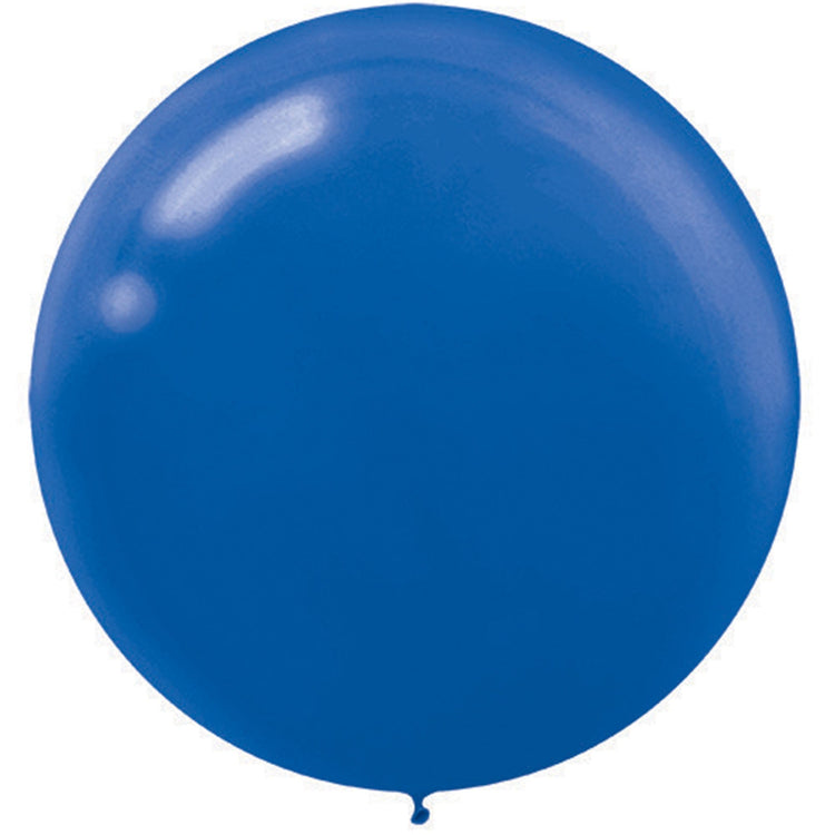 Bright Royal Blue 60cm Latex Balloons Pack of 4