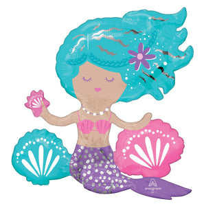 CI: Multi-Balloon Shimmering Mermaid A75