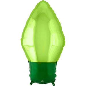 Standard Shape XL Green Christmas Light Bulb S50