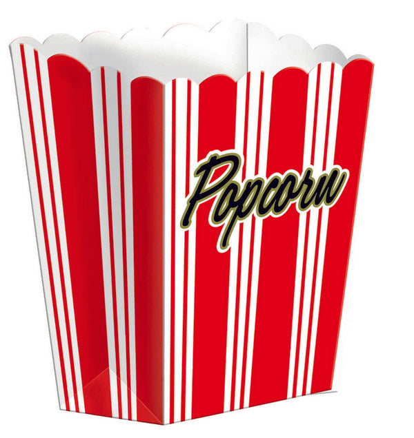 Large Hollywood Popcorn Boxes Pack of 8