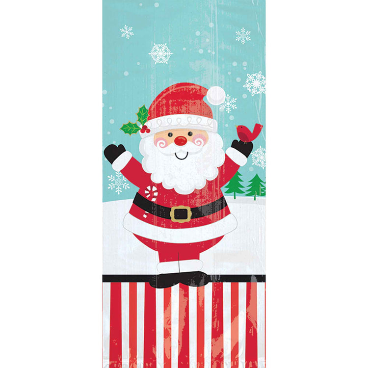 Jolly Santa Large Cello Loot Bags Pack of 20