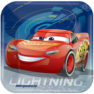 Disney Cars 3 23cm Paper Plates Pack of 8