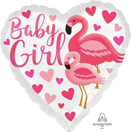 45cm Standard HX Flamingo Baby Girl S40