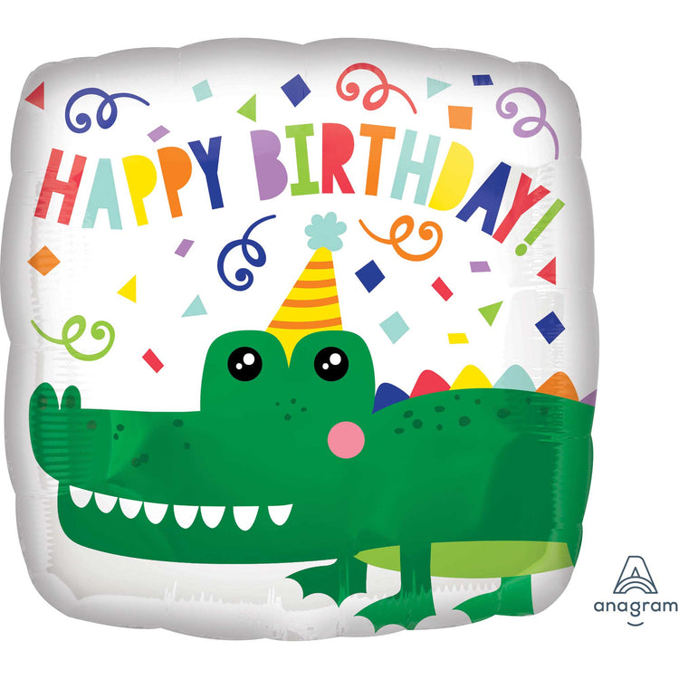 45cm Standard HX Gator Happy Birthday S40