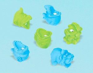 Value Pack Favors - Monster Erasers & Sharpeners Pack of 6