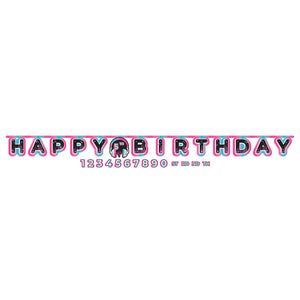 Internet Famous Birthday Jumbo Add-An-Age Letter Banner