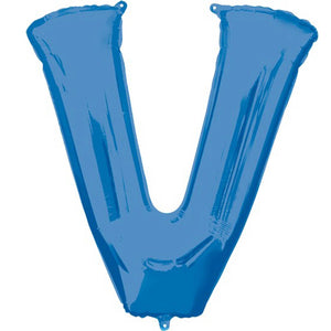 SuperShape Letter V Blue L34