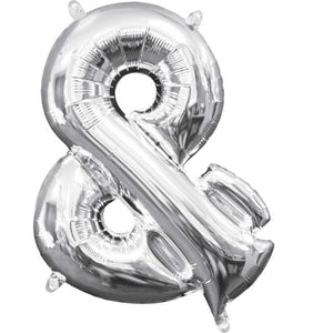 Silver 40cm & Symbol Balloon