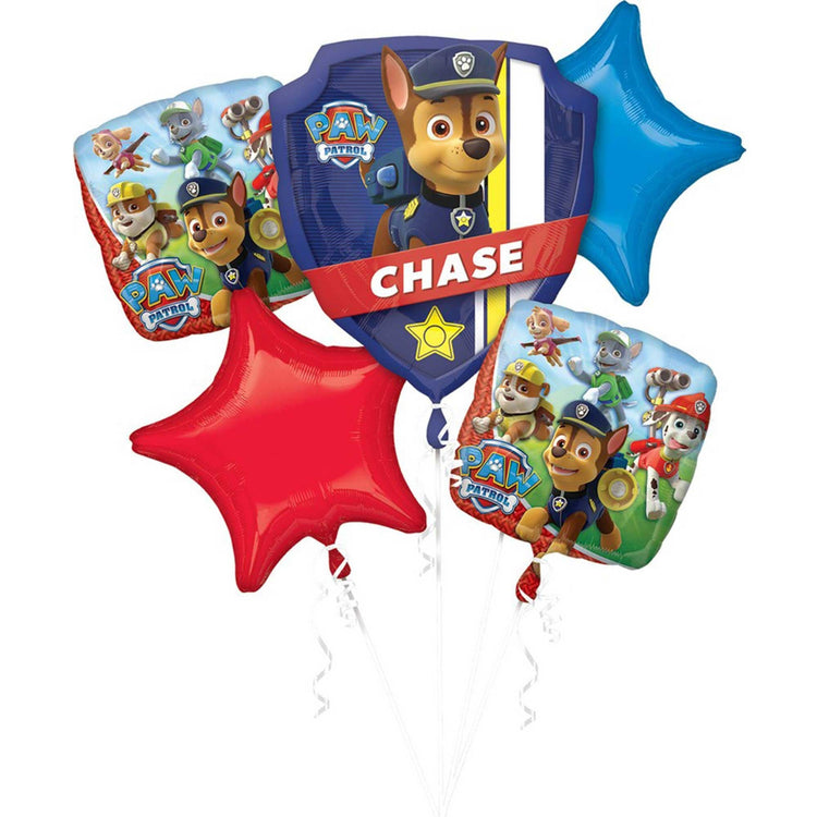 Paw Patrol Balloon Bouquet Pack of 5