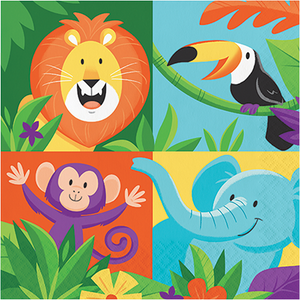 Jungle Safari Lunch Napkins Pack of 16