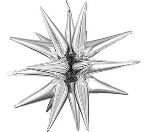 SuperShape Multi-Balloon Large Magic Silver Star P70