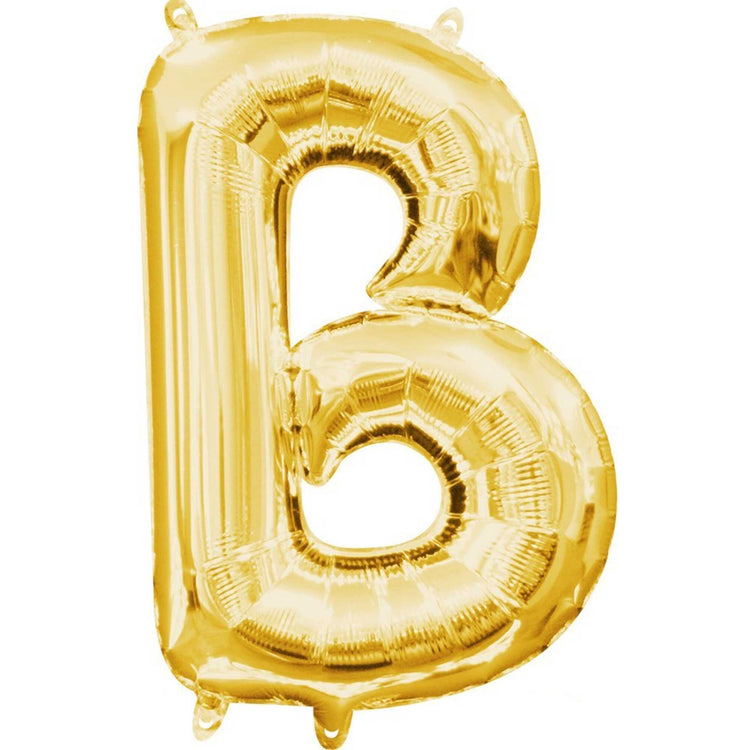 Gold 40cm Letter B Balloon