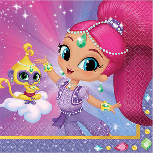 Shimmer and Shine Beverage Napkin Pack of 16