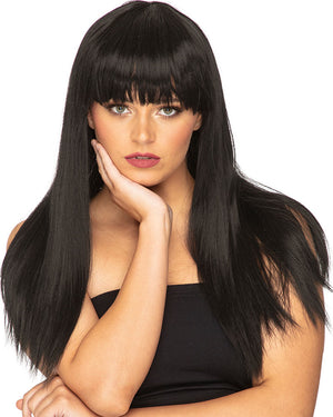 Fashion Deluxe Black Long Wig