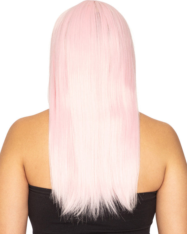 Fashion Deluxe Pastel Pink Long Wig