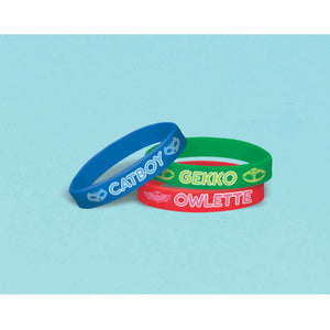 PJ Masks Rubber Bracelets Favor Pack of 6