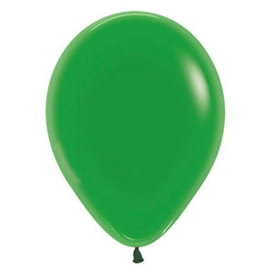 Sempertex 30cm Crystal Green Latex Balloons 330, 100PK Pack of 100