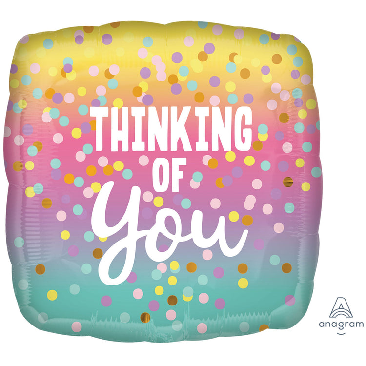 45cm Standard HX Thinking of You Pastel Dots S40