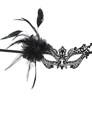 Filigree Floral Gem Eye Mask