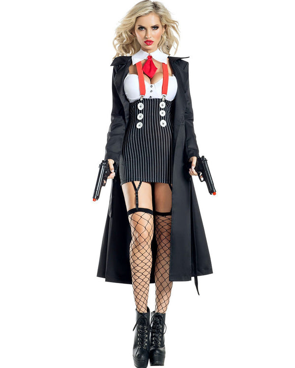 20s Gangster Babe Womens Costume