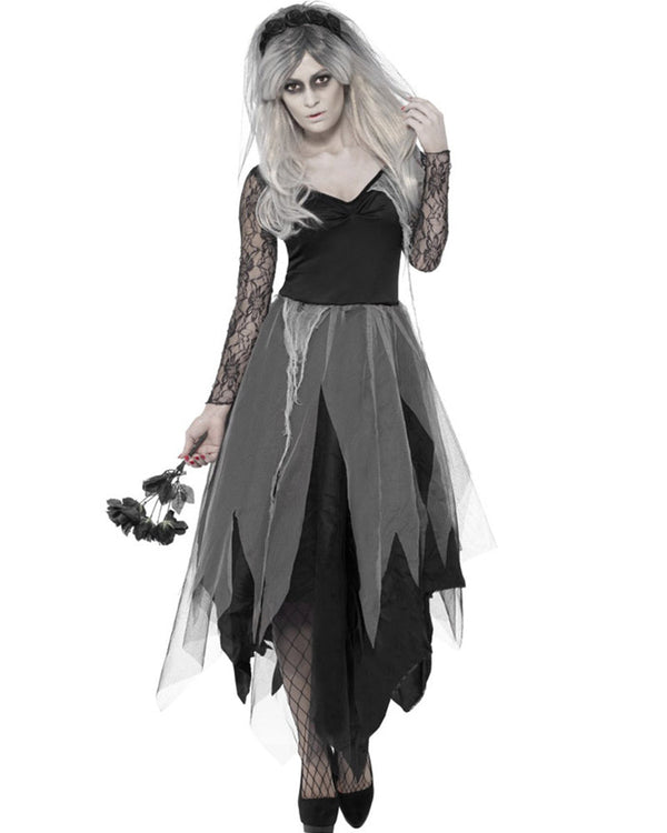 Graveyard Bride Womens Costume
