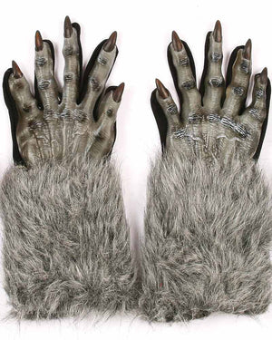 Grey Werewolf Gloves