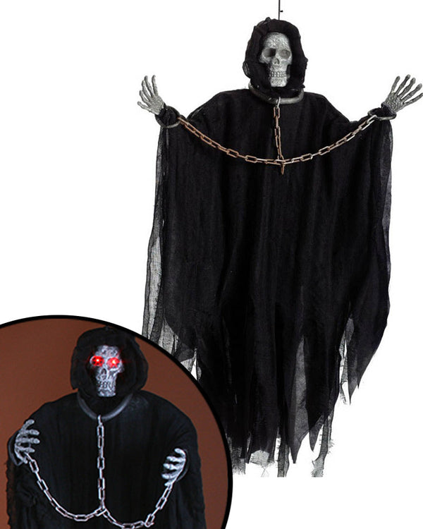 Hanging Light Up Reaper Prop 91cm