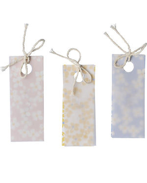 Hello Spring Floral Place Cards with Vellum Paper Pack of 10