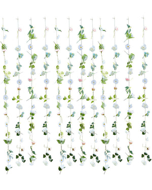 Hello Spring Hanging Flower Curtain Party Backdrop