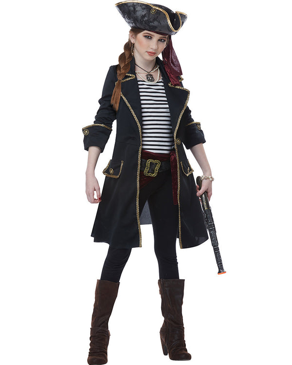 High Seas Captain Girls Costume