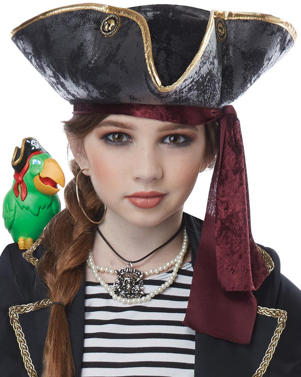 High Seas Captain Girls Costume