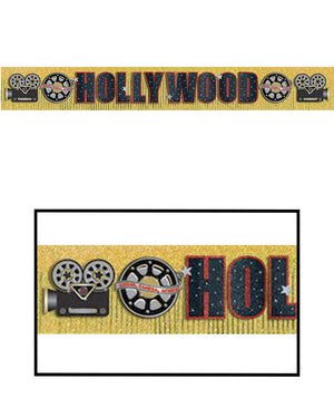 Hollywood Glitter Banner