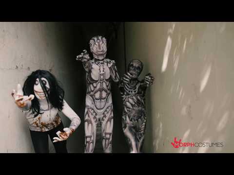 Jeff the Killer Morphsuit Boys Costume