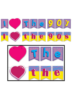 I love the 90s Streamer Set Pack of 12