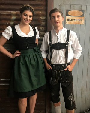 Karl Authentic Leather Lederhosen Plus Size Mens Costume