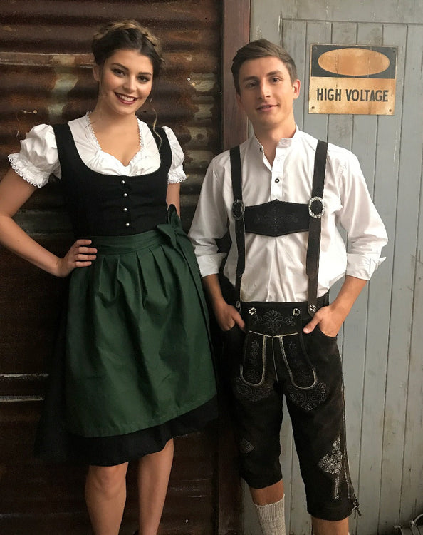 Karl Authentic Leather Lederhosen Plus Size Mens Costume