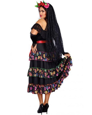 Lady Of The Dead Plus Size Womens Costume