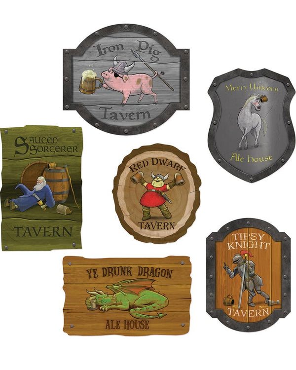Medieval Tavern Sign Cutouts