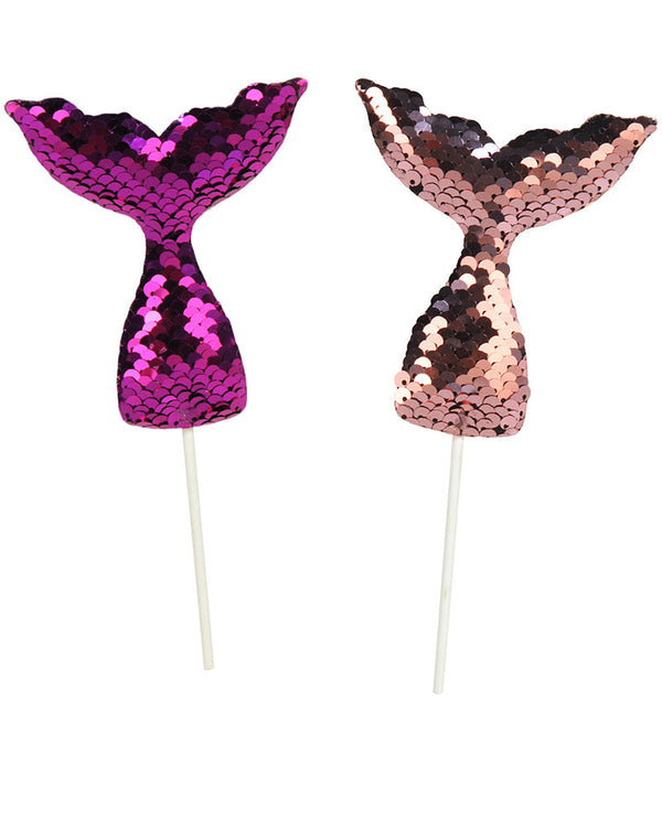 Mermaid Sequined Tail Picks Pack of 4