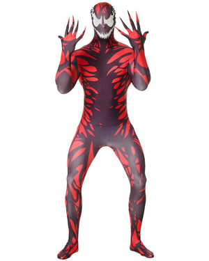 Marvel Carnage Morphsuit Mens Costume