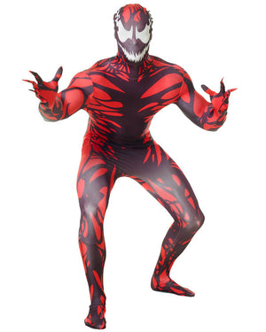 Marvel Carnage Morphsuit Mens Costume
