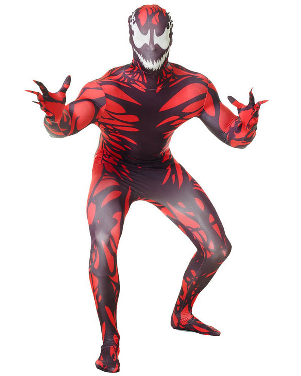 Marvel Carnage Morphsuit Mens Costume