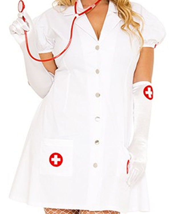 Nurse on Duty Womens Plus Size Costume