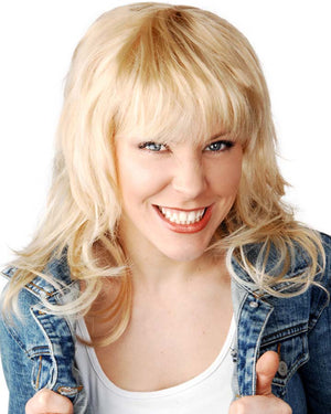 70s Shazza Layered Blonde Wig