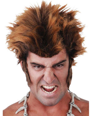 Brown Wolfman Wig