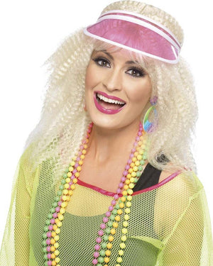 80s Pink Poker Visor