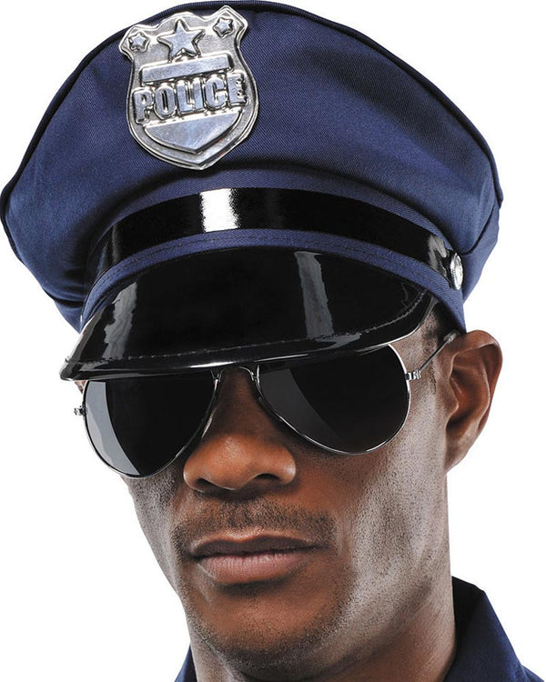 Blue Police Hat