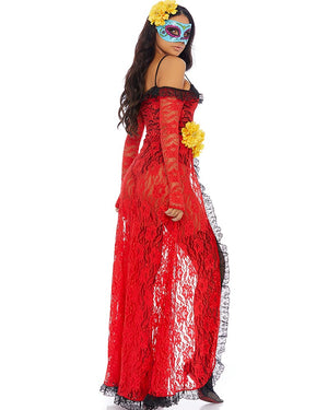 Reina De Muerte Womens Costume